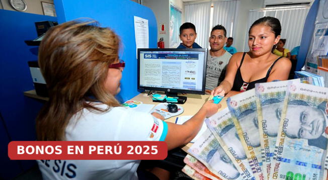 Los bonos en Perú que se estarán recibiendo en el 2025.