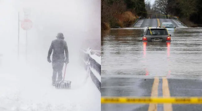 Una intensa tormenta invernal mantiene en alerta a diversos estados.