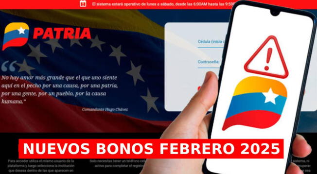 Conoce el nuevo monto que tendrán los Bonos Patria que entregará el régimen de Maduro vía Sistema Patria.