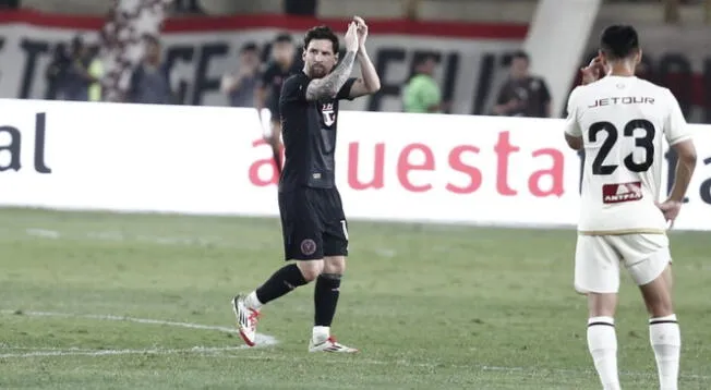 Universitario enfrentó a Inter Miami de Lionel Messi.