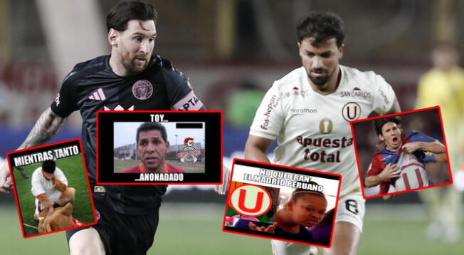 Universitario perdió ante Inter Miami y divertidos memes se viralizaron en redes sociales.