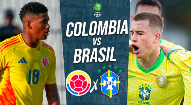 Sigue todos los detalles del Colombia vs. Brasil por el Sudamericano.