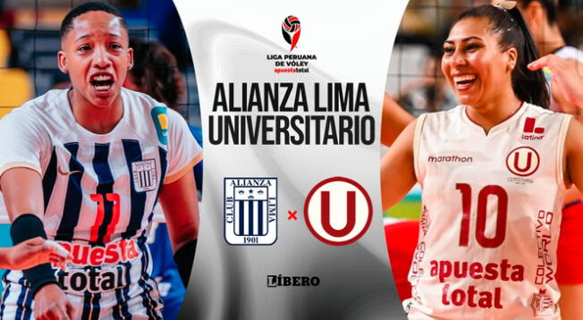 Partidazo entre Alianza Lima vs. Universitario por la Liga Peruana de Vóley