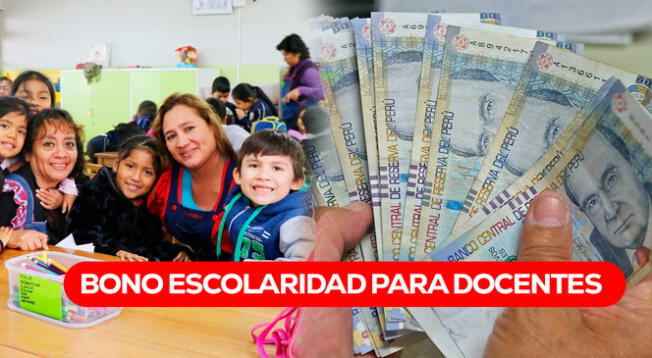 Conoce cuándo los docentes del país podrán cobrar el Bono Escolaridad 2025.