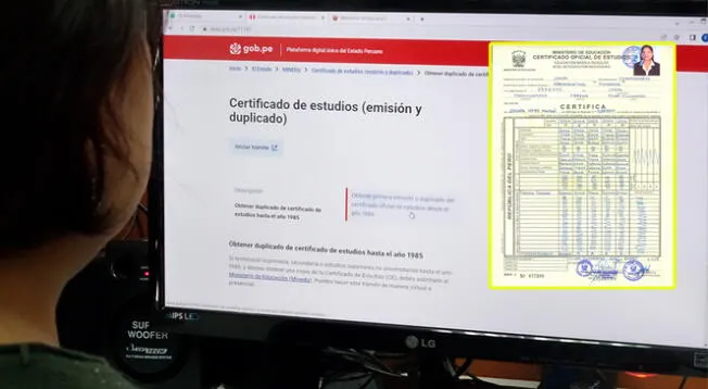 Obtén tu certificado estudios de manera virtual desde el año 1986.