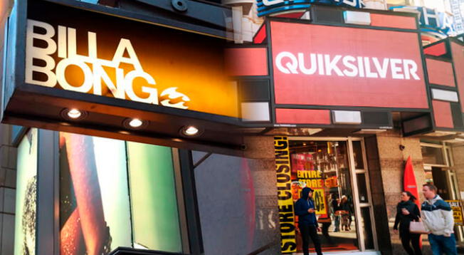 Quiksilver, Billabong y Volcom cierran sus tiendas y despiden de inmediato a trabajadores.