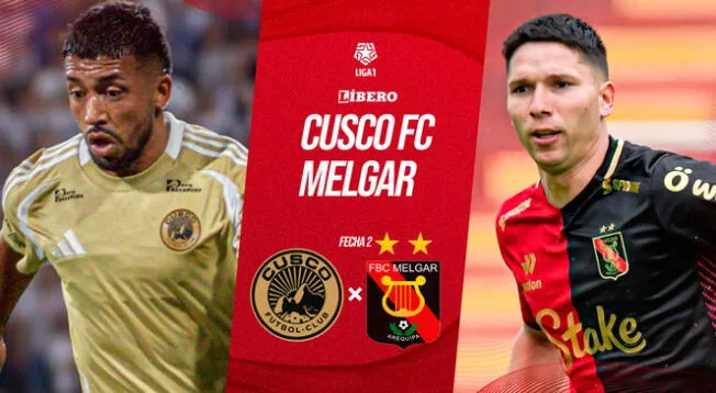 Cusco FC se enfrenta a Melgar en el Estadio Garcilaso de la Vega.