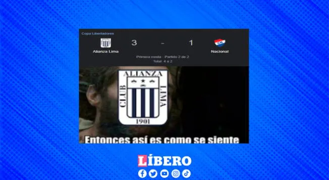 Alianza le ganó 3 - 1 a Nacional con gol de Barcos y doblete de Quevedo.