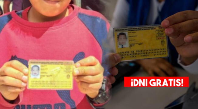 DNI gratis: conoce si accedes al beneficio para menores de edad