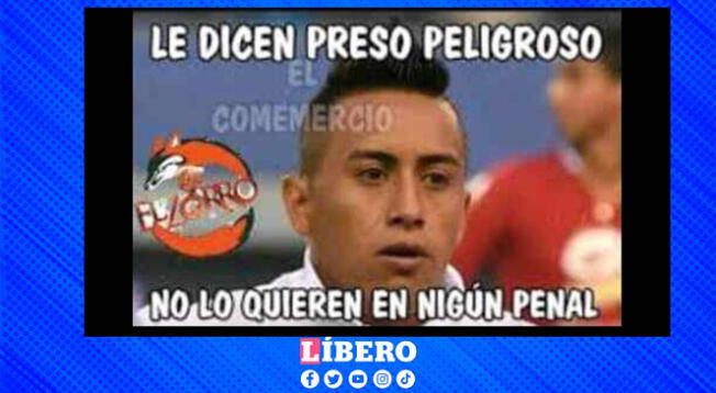 Los memes de Cueva no dudaron en aparecer tras perder el partido.