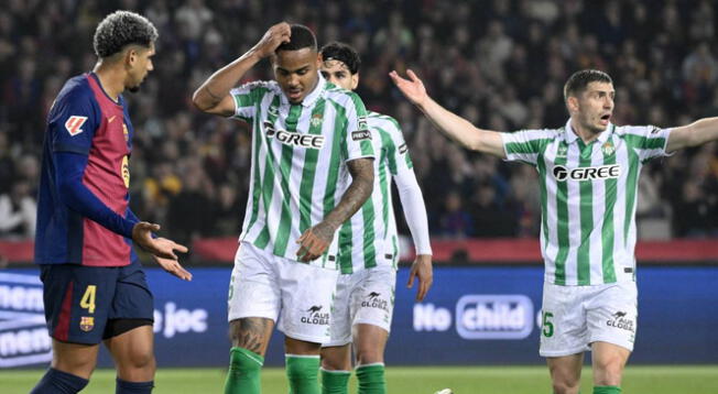 Barcelona y Betis empataron 1-1 en Montjuic por LaLiga Barcelona y Betis empataron 1-1 en Montjuic por LaLiga