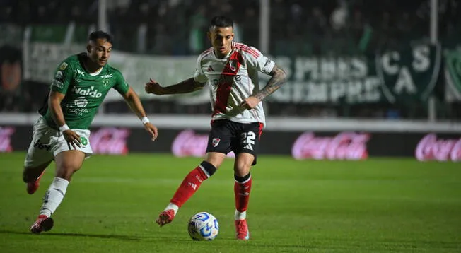 River Plate y Sarmiento igualaron 1-1 por el Torneo Apertura 2025. River Plate y Sarmiento igualaron 1-1 por el Torneo Apertura 2025.