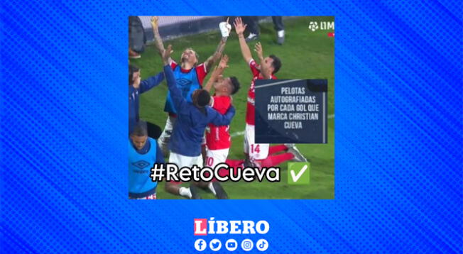 El reto Cueva se cumplió y muchos esperan que sorteen el gol. El reto Cueva se cumplió y muchos esperan que sorteen el gol.