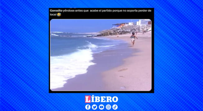 Los hinchas aseguran que Gorosito salió corriendo de Matute. Los hinchas aseguran que Gorosito salió corriendo de Matute.