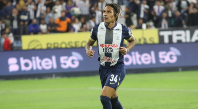 Paolo Guerrero destaca con la camiseta de Alianza Lima Paolo Guerrero destaca con la camiseta de Alianza Lima
