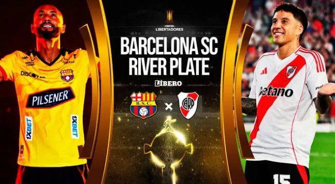 Barcelona recibe a River Plate por la Copa Libertadores 2025 Barcelona recibe a River Plate por la Copa Libertadores 2025