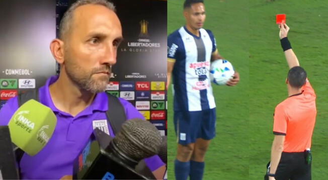 Hernan Barcos habló sobre la tarjeta roja a Renzo Garcés Hernan Barcos habló sobre la tarjeta roja a Renzo Garcés