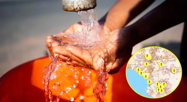 Revisa las zonas afectadas con la interrupción parcial del servicio de agua. Revisa las zonas afectadas con la interrupción parcial del servicio de agua.