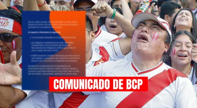 BCP emite comunicado para todos sus usuarios BCP emite comunicado para todos sus usuarios