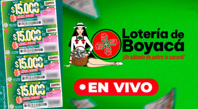 Revisa EN VIVO los resultados de la Lotería de Boyacá del sábado 10 de mayo del 2025. Revisa EN VIVO los resultados de la Lotería de Boyacá del sábado 10 de mayo del 2025.