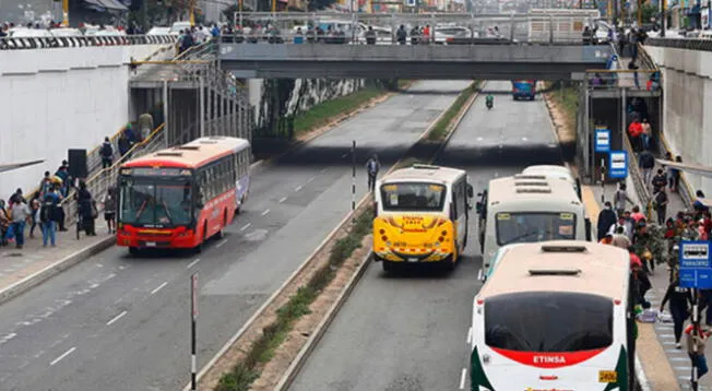 Buses dejarán de circular por la Vía Expresa Grau. Buses dejarán de circular por la Vía Expresa Grau.