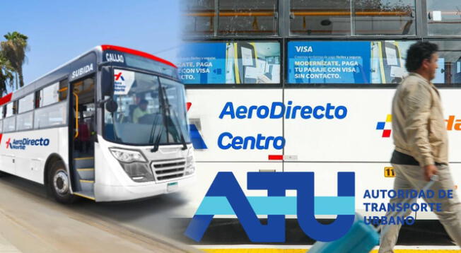 ATU: consulta lo que es el servicio de AeroDirecto en Perú ATU: consulta lo que es el servicio de AeroDirecto en Perú