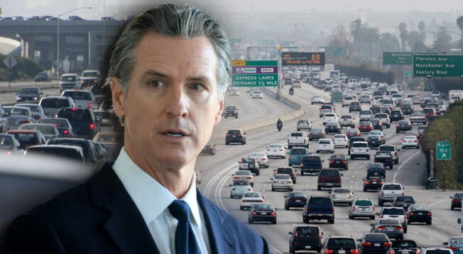 Newsom propone IA para resolver el tráfico en California. Newsom propone IA para resolver el tráfico en California.