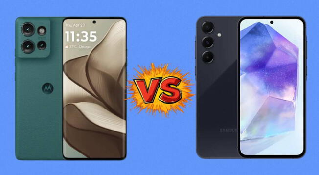 Conoce las diferencias y similitudes entre el Motorola Edge 50 y Samsung Galaxy A55. Conoce las diferencias y similitudes entre el Motorola Edge 50 y Samsung Galaxy A55.