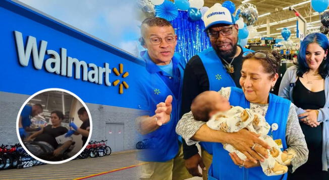 Una mujer embarazada inicia su trabajo de parto en un Walmart de Galveston, Texas. Una mujer embarazada inicia su trabajo de parto en un Walmart de Galveston, Texas.