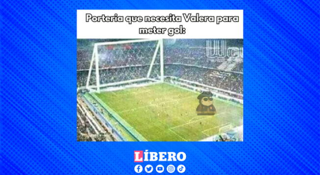 Muchos indican que este arco necesita Valera para anotar un gol. Muchos indican que este arco necesita Valera para anotar un gol.