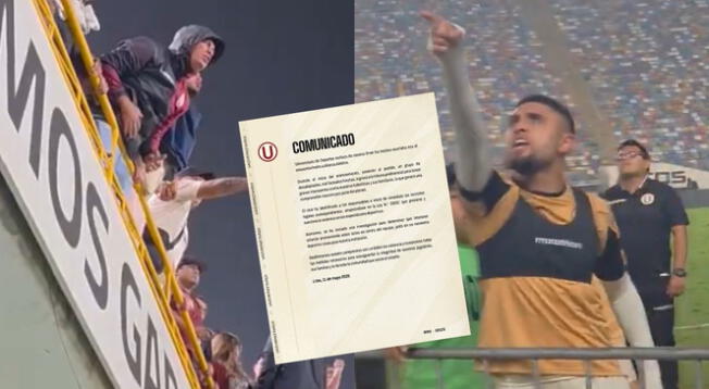 Universitario lanzó fuerte comunicado y tomará medidas contra supuestos "hinchas" Universitario lanzó fuerte comunicado y tomará medidas contra supuestos "hinchas"