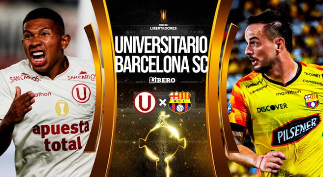 Universitario vs Barcelona SC se medirán en el Estadio Monumental. Universitario vs Barcelona SC se medirán en el Estadio Monumental.