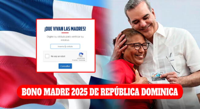 El Bono Madre es uno de los apoyos confirmados por el Estado de República Dominicana. El Bono Madre es uno de los apoyos confirmados por el Estado de República Dominicana.