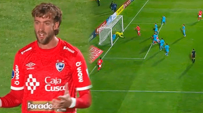 Gaspar Gentile marcó un gol para Cienciano ante Iquique con pase de Christian Cueva. Gaspar Gentile marcó un gol para Cienciano ante Iquique con pase de Christian Cueva.