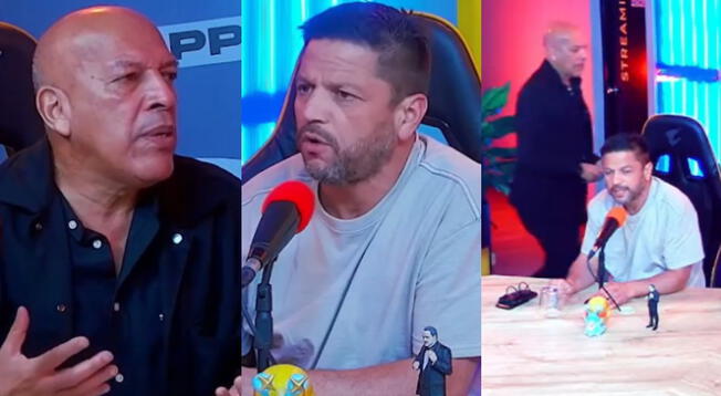 Roberto Mosquera abandonó el set tras tenso momento con Pedro García Roberto Mosquera abandonó el set tras tenso momento con Pedro García