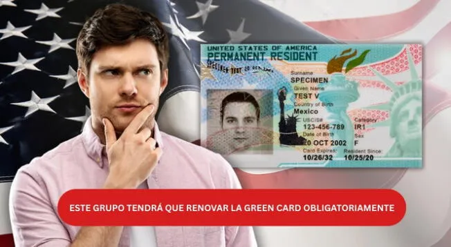USCIS establece que la renovación de la residencia legal permanente es obligatoria para este segmento de la población. USCIS establece que la renovación de la residencia legal permanente es obligatoria para este segmento de la población.