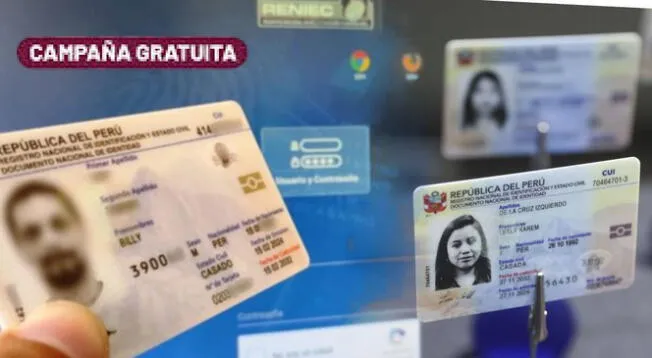 DNI gratis: consulta sobre el nuevo beneficio de RENIEC DNI gratis: consulta sobre el nuevo beneficio de RENIEC