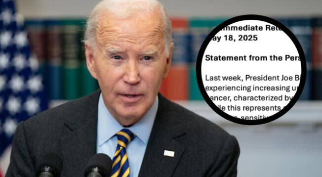 Joe Biden es diagnosticado de cáncer de próstata. Joe Biden es diagnosticado de cáncer de próstata.