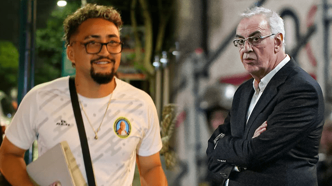 Christian Flores tuvo una discusión con Jorge Fossati durante el Universitario vs. Juan Pablo II. Christian Flores tuvo una discusión con Jorge Fossati durante el Universitario vs. Juan Pablo II.