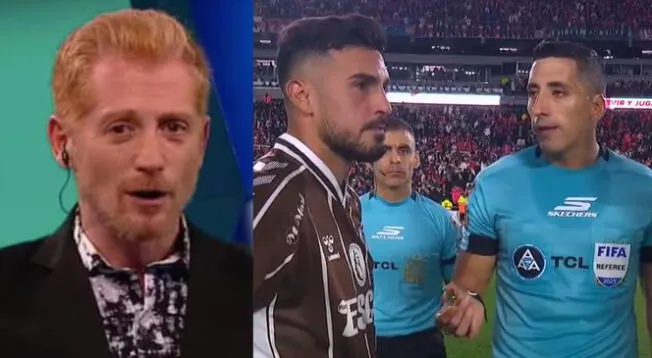 Martín Liberman no dudó en reaccionar durante el partido de River vs. Platense. Martín Liberman no dudó en reaccionar durante el partido de River vs. Platense.