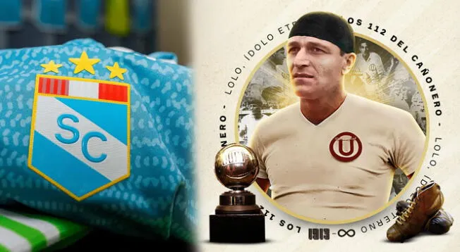 Lolo Fernández, máximo ídolo de Universitario, lució una vez con camiseta de Sporting Cristal. Lolo Fernández, máximo ídolo de Universitario, lució una vez con camiseta de Sporting Cristal.