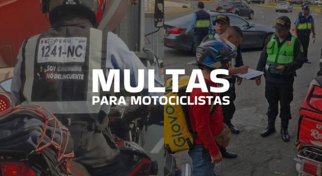 Estas son las multas que afrontarán motociclistas de incumplir con normativa. Estas son las multas que afrontarán motociclistas de incumplir con normativa.