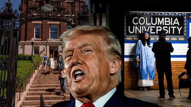 Donald Trump intensifica su ofensiva contra la Universidad de Columbia, acusándola de no proteger a sus estudiantes judíos de episodios de acoso. Donald Trump intensifica su ofensiva contra la Universidad de Columbia, acusándola de no proteger a sus estudiantes judíos de episodios de acoso.