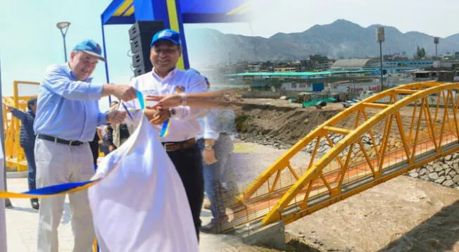 En mayo del 2025, la Municipalidad de Lima inauguró el puente que une SJL y El Agustino. En mayo del 2025, la Municipalidad de Lima inauguró el puente que une SJL y El Agustino.