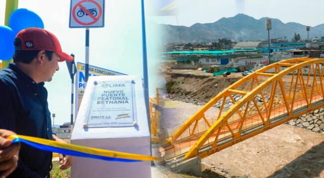 En mayo del 2025, la Municipalidad de Lima inauguró el puente que une SJL y El Agustino. En mayo del 2025, la Municipalidad de Lima inauguró el puente que une SJL y El Agustino.