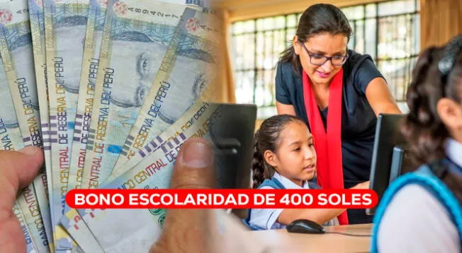 El Gobierno peruano entregará el Bono por Escolaridad 2025  a diversos trabajadores del sector público.