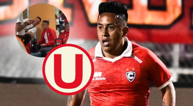 Cueva se encuentra con hinchas de Universitario y le dejan firme mensaje Cueva se encuentra con hinchas de Universitario y le dejan firme mensaje