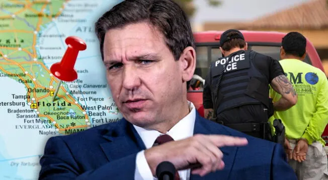 Ron DeSantis comparte mapa que detalla con precisión los arrestos migratorios en el estado de Florida. Ron DeSantis comparte mapa que detalla con precisión los arrestos migratorios en el estado de Florida.