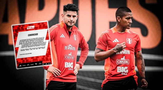 Selección peruana anuncia su primera baja para Eliminatorias. Selección peruana anuncia su primera baja para Eliminatorias.