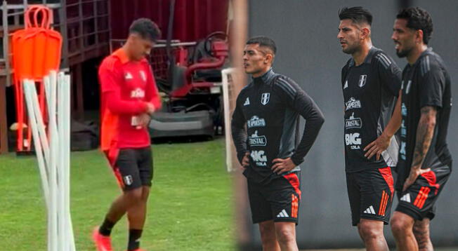 Renato Tapia llegó a la Videna para entrenar con la selección peruana.